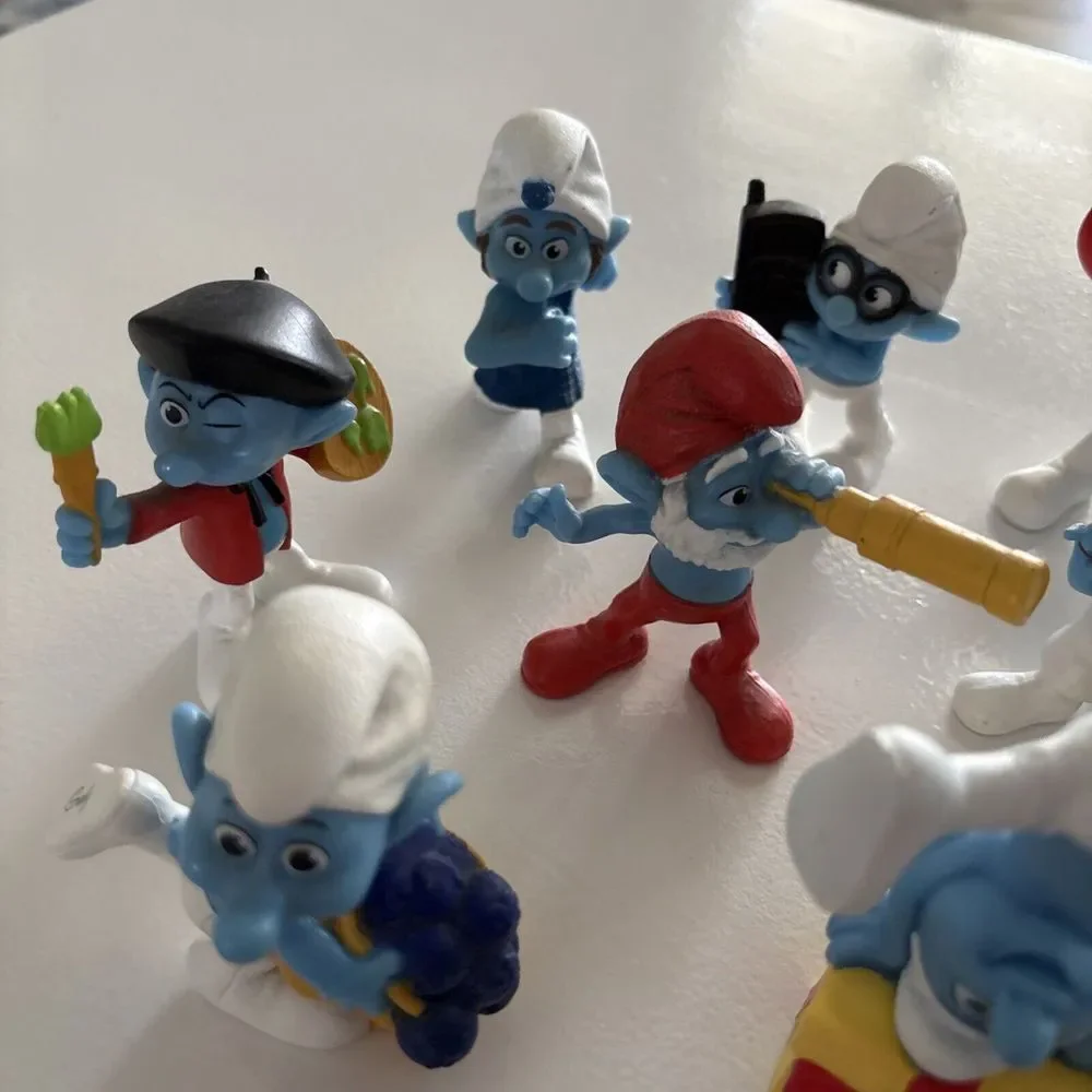 Vintage Smurf Figurines‎ Lot of 11 McDonald's 2011 3
